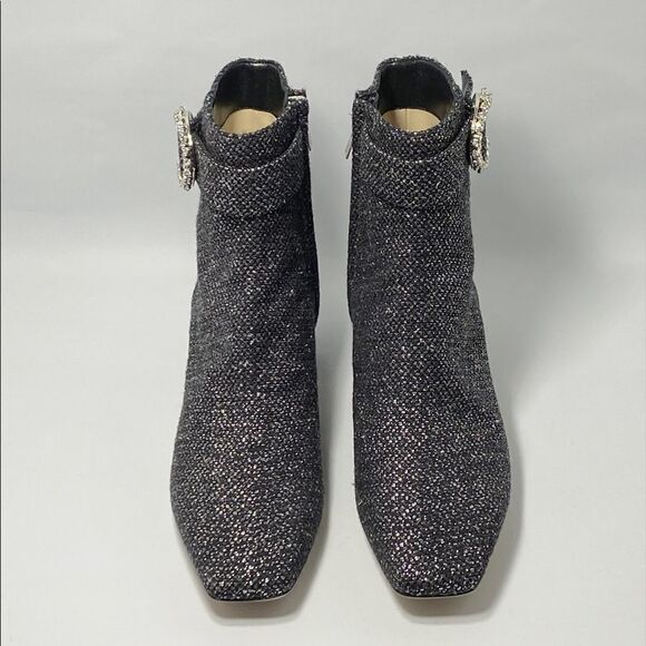 Jimmy Choo Myan Tweed Ankle Boots size 38.5 - Picture 5 of 13